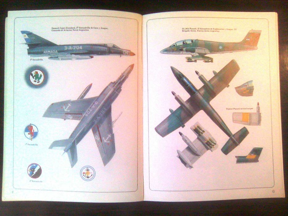 книга "Воздушная битва за Фолькленды" авиационный справочник Англия