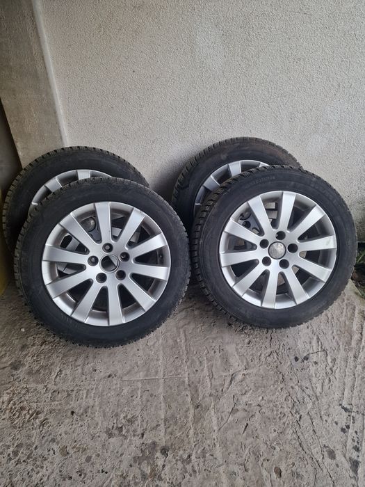 Jante r 16 5x112 cu cauciucuri ms in state buna