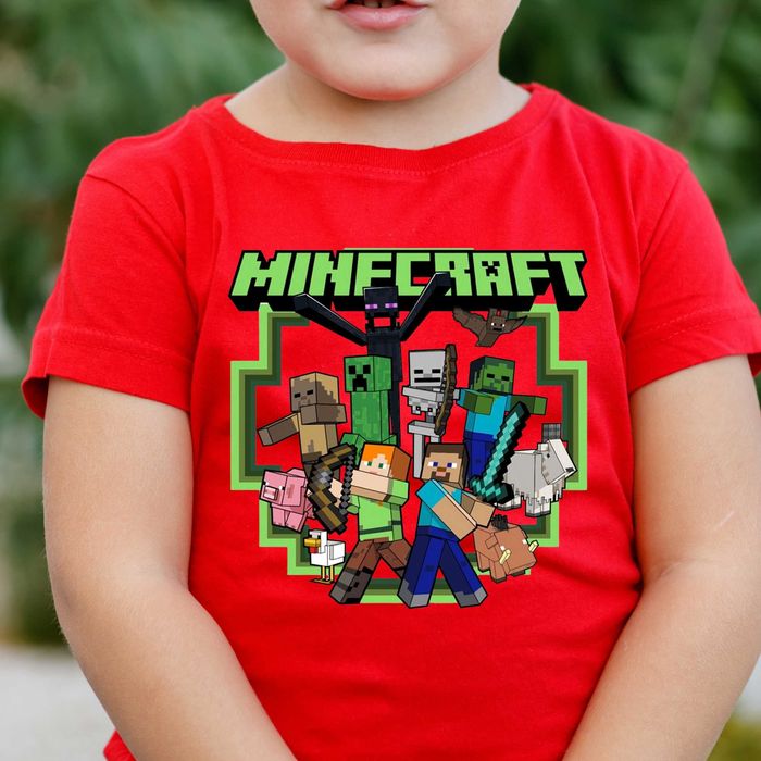 ROBLOX MINECRAFT детски тениски и блузи