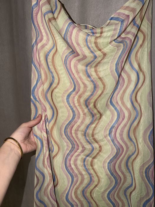 Дълга дамска рокля с цветен принт