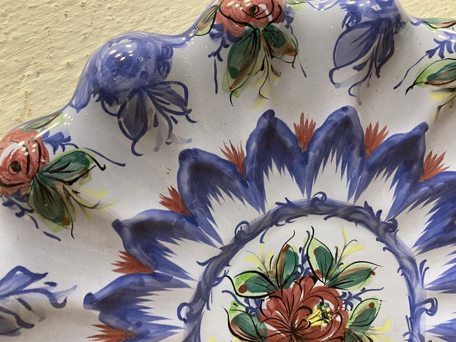 Португалско пано за стена кобалтово синьо 40 см