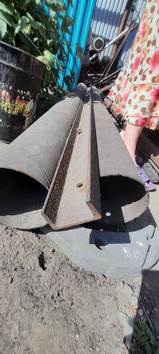 Трубы d 160мм, уголки, швеллер