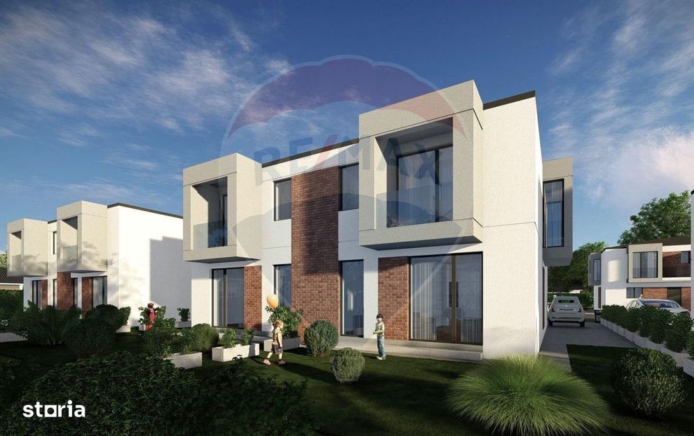 DE INCHIRIAT Casă nouă Tunari | 4 camere | curte proprie | 2 parcări |