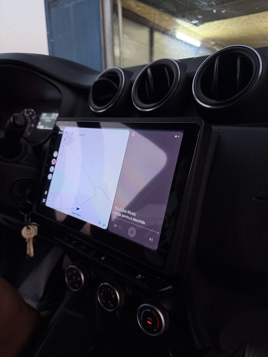 Navigatie Android 14 Dacia Duster  , Carplay Android Auto + Camera