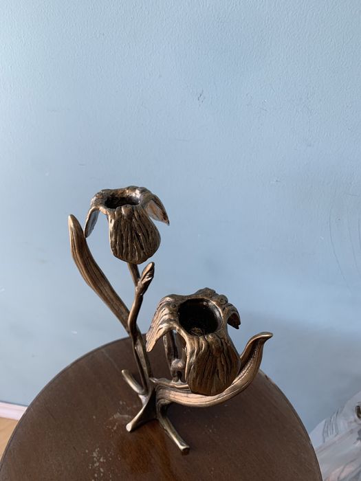 Месингов свещник/ 60-те