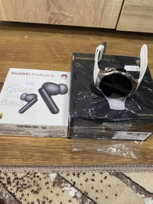 Smart Huawei Watch 5 +Slushalki Huawei FreeBuds6i
