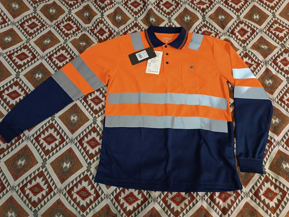 Bluza/tricou de vara LEON reflectorizanta mar L