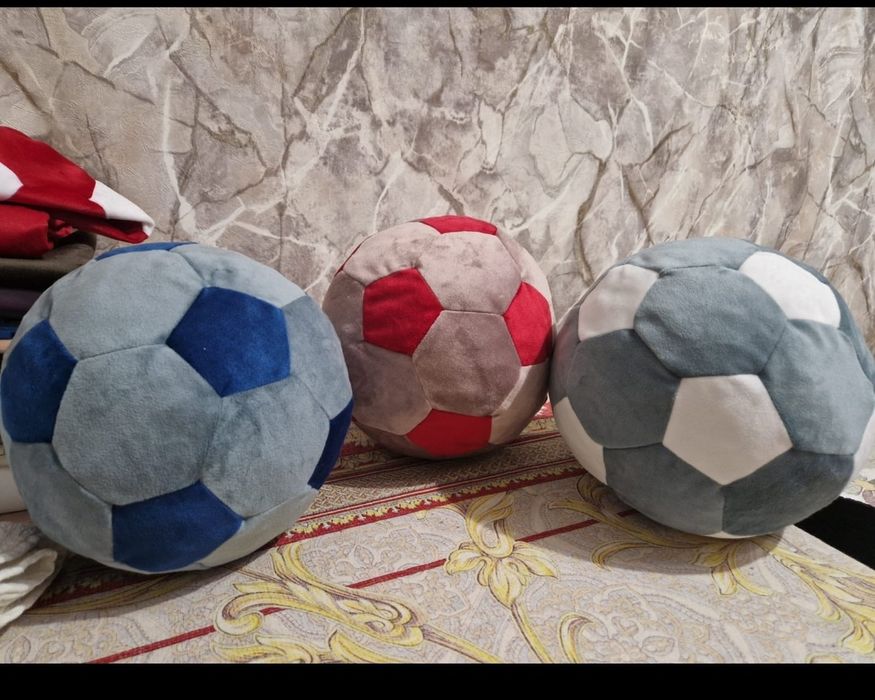 Мягкий мячик из ткани