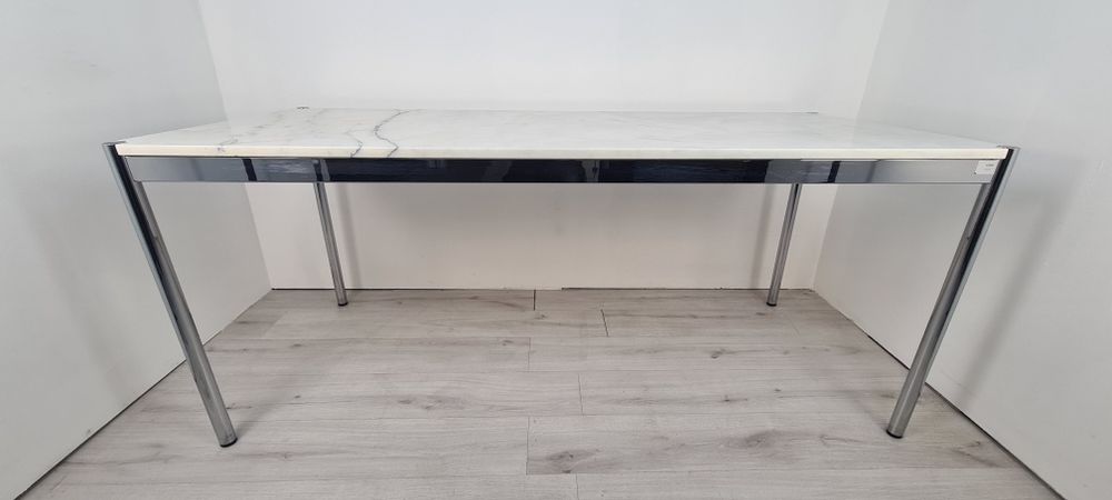 Бюро с мраморен пло USM Haller, класически дизайн за офиси или дома