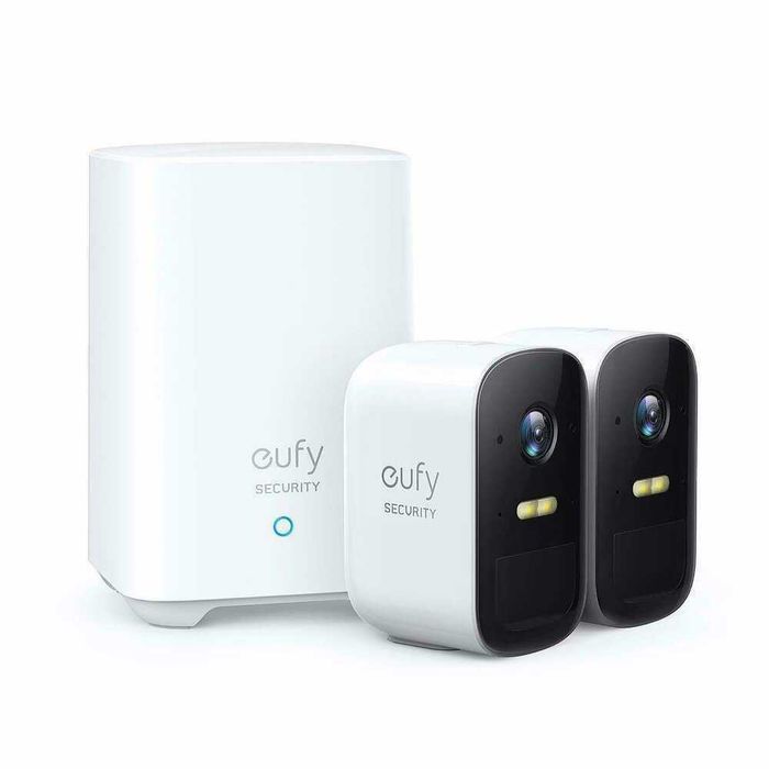 Sistem de supraveghere video eufyCam 2C Security wireless, HD 1080p, 2.1 MP, IP67, Nightvision,