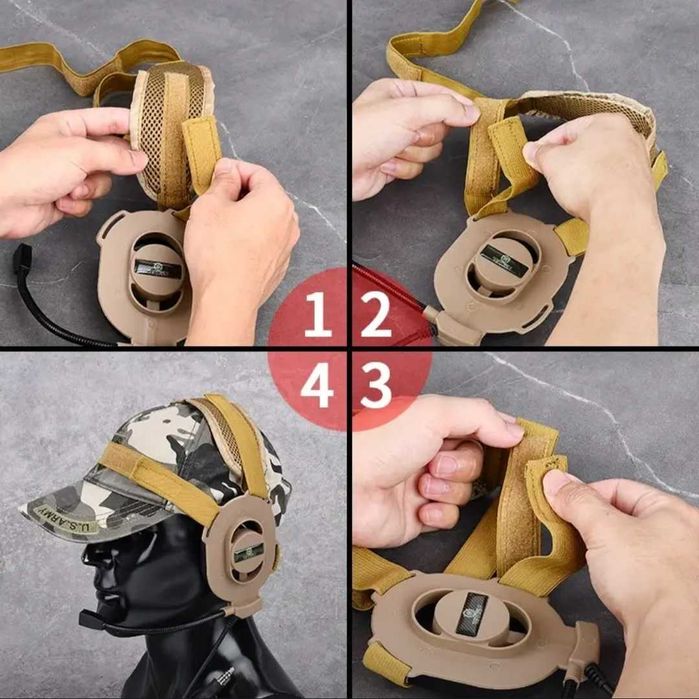 Тангента для раций Baofeng, QUANSHENG, Kenwood, QYT, Retevis, Zastone