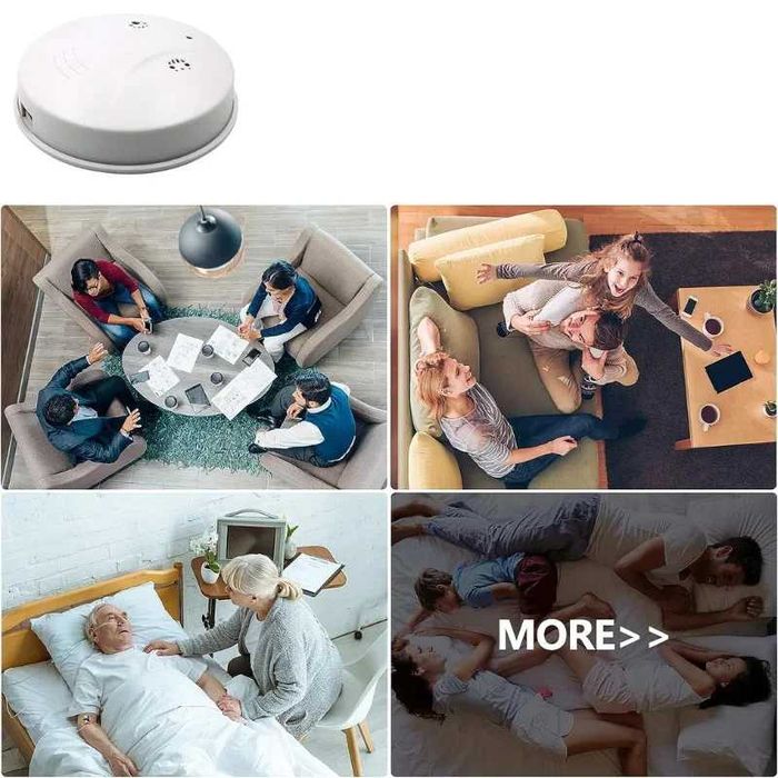 Скрита камера в детектор за дим Wi-Fi- наблюдение на живо