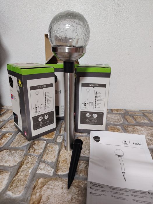 Lampa solara LED , 3 buc