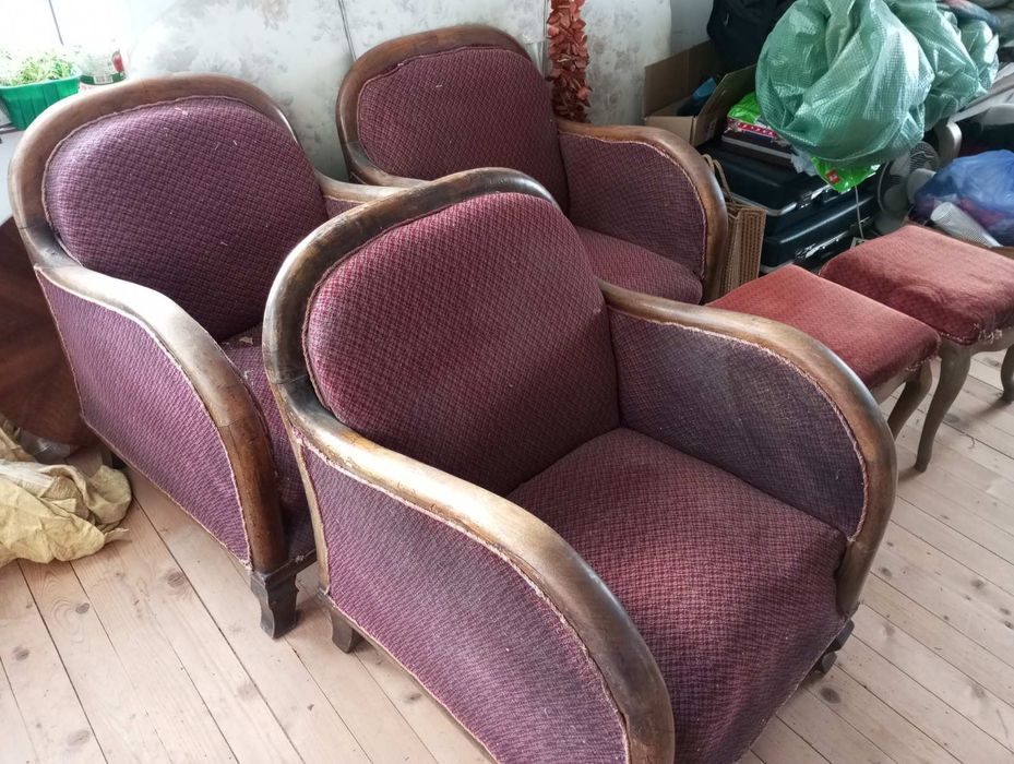 Ретро фотьойли и табуретки