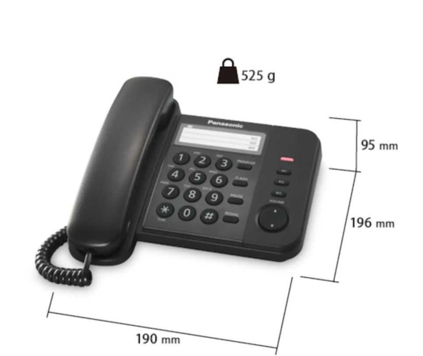 telefon analogic cu fir Panasonic KX-TS520 FXB