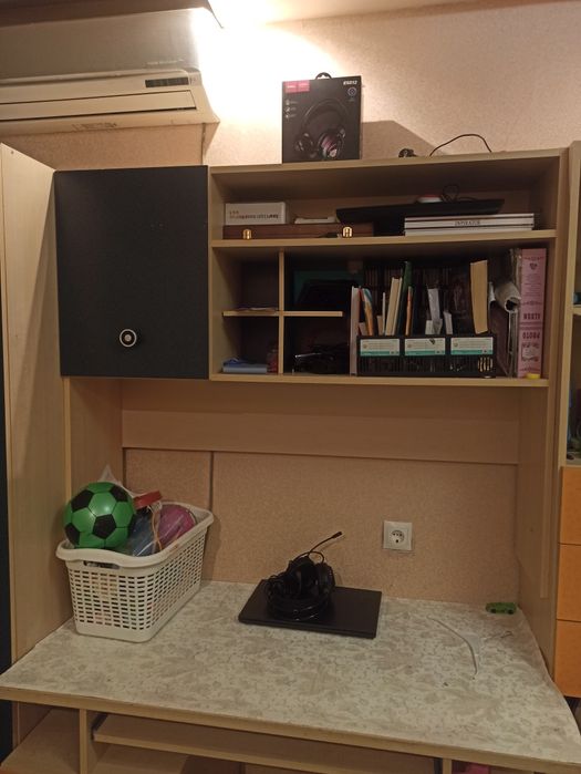 Детская гарнитура (шкаф) + стол