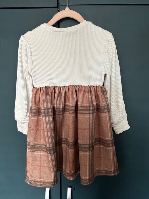 Детско есенно /пролетно палтенце +рокличка 104см