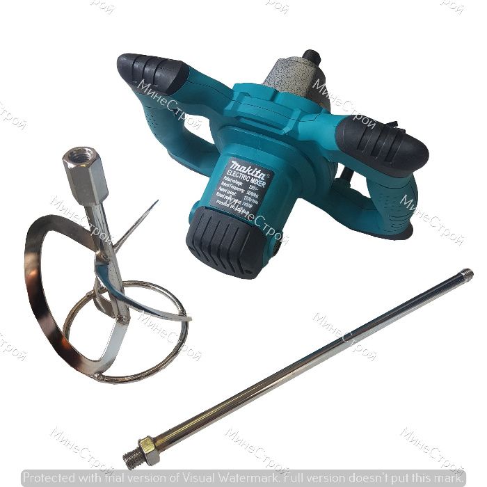 Строителен миксер Makita 2400W Електрически бъркалка за бетон МАКИТА