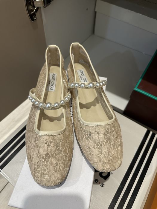 Балетка Jimmy Choo и белый балетка