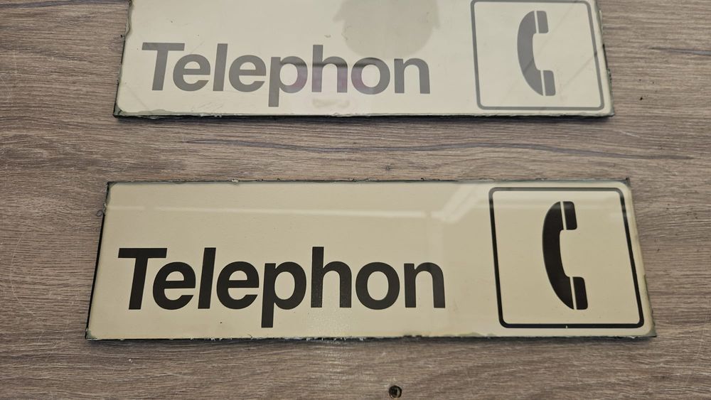 „Telephon” din sticlă – Retro / Industrial