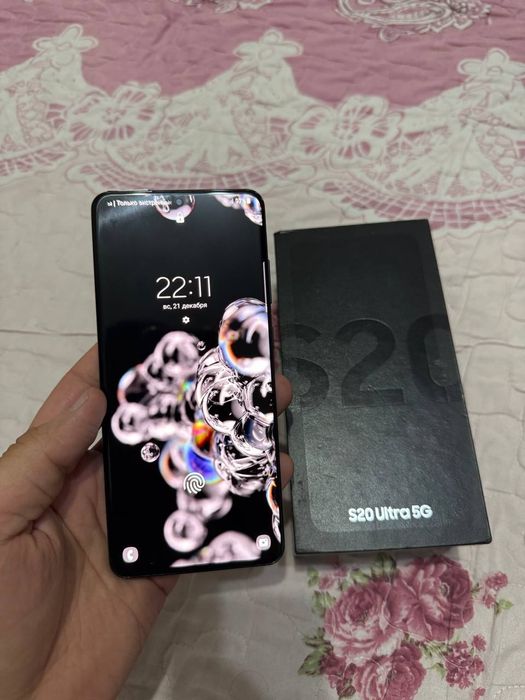 Samsung Galaxy S20 Ultra 5G 12/128GB Black Karobka Igravoy Flagman Zor