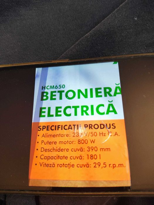 Betoniera Electrica