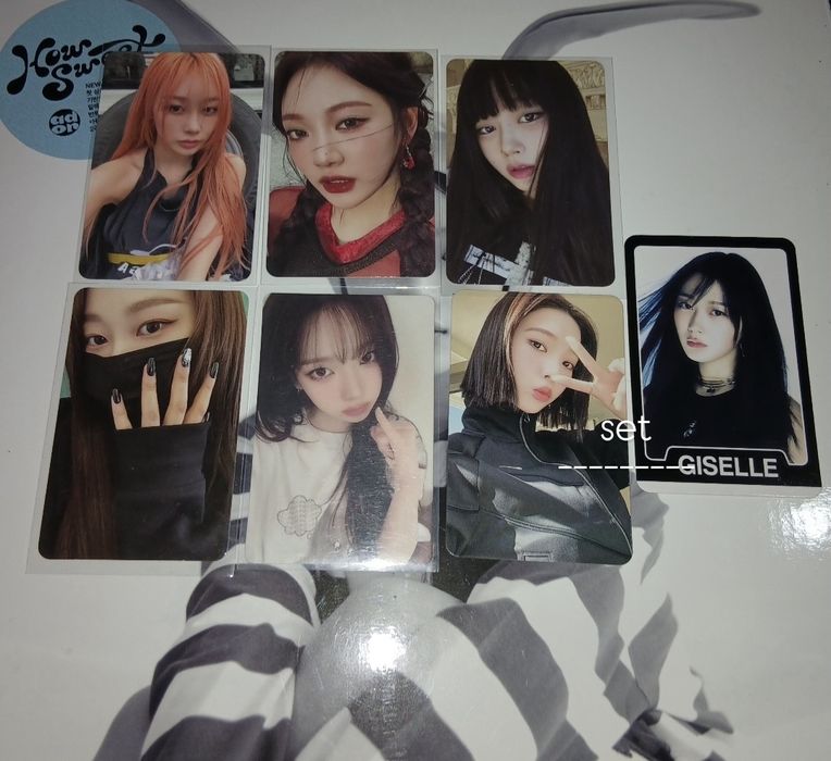 kpop photocards aespa,itzy,enhypen