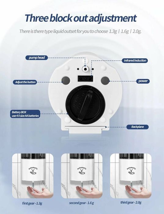 (Sf-23) "СУПЕР АКЦИЯ"  Автоматический дозатор для пены