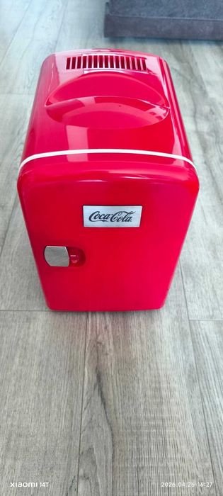 Mini Frigider Coca-Cola NOU – Design Retro, Cald/Rece, 220V și Auto 12V