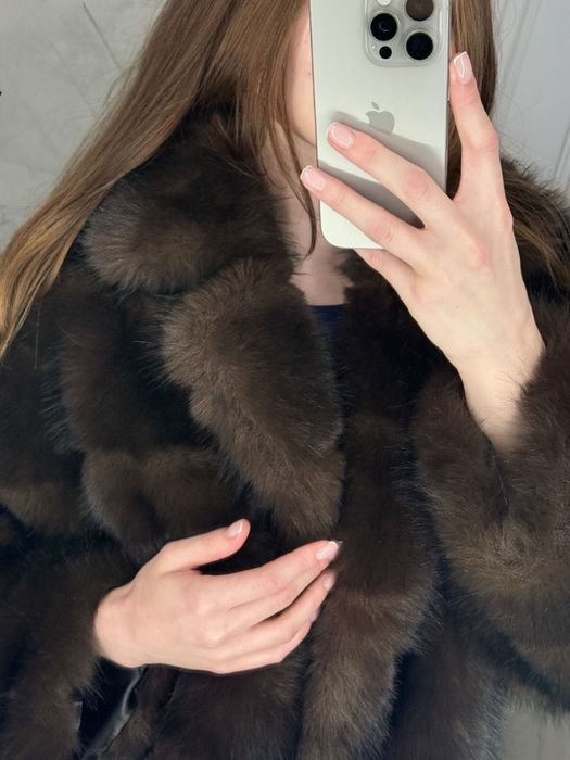 Эко шуба под собольь