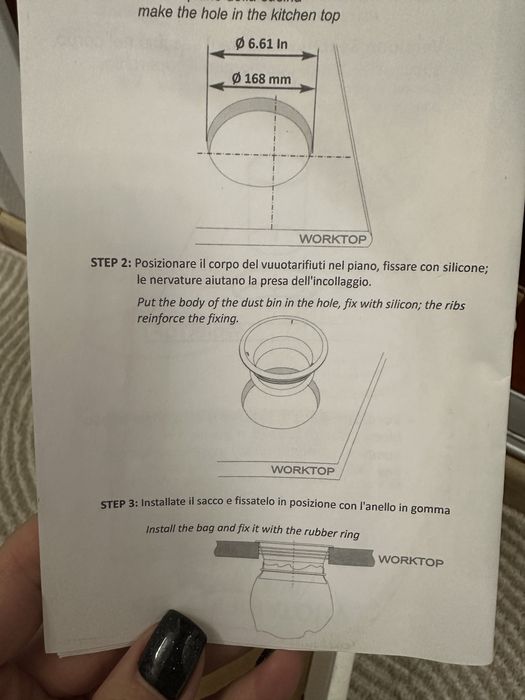 Продам встроенное мусорное ведро