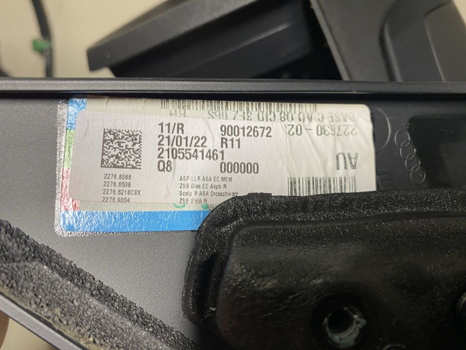 Oglinda Audi Q8 Stanga-Dreapta 2018-2023
