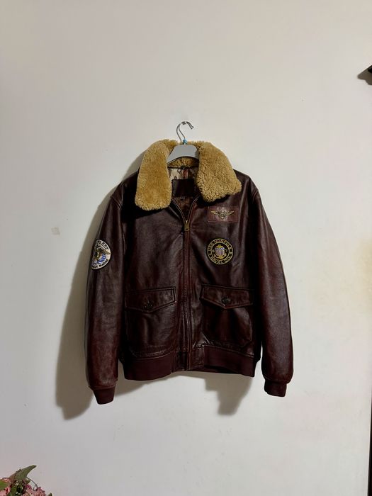 Geacă aviator piele bărbați