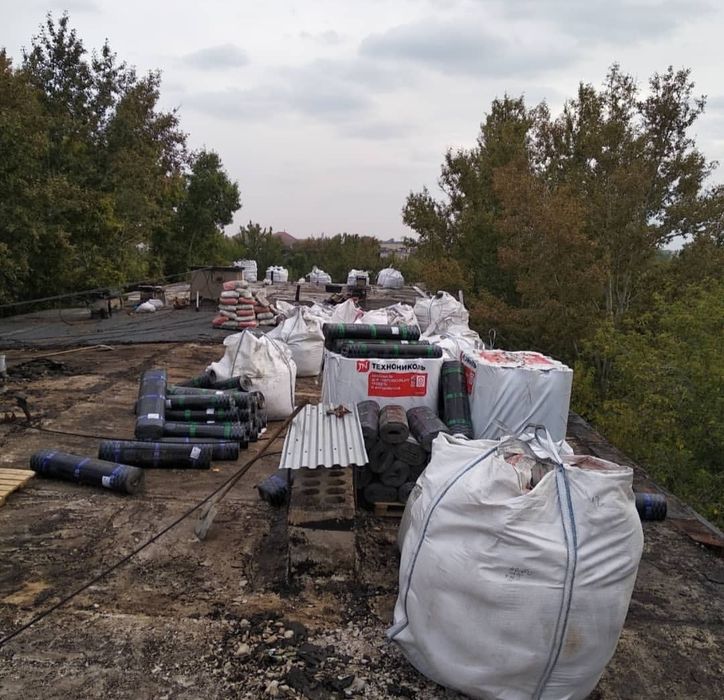 Унифлекс, линокром, бикрост, наплавление ремонт кровли