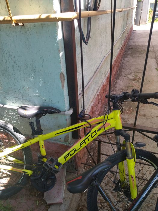 Салатовый велосипед