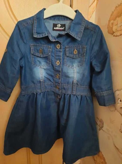 Дънкови дрешки за момиче