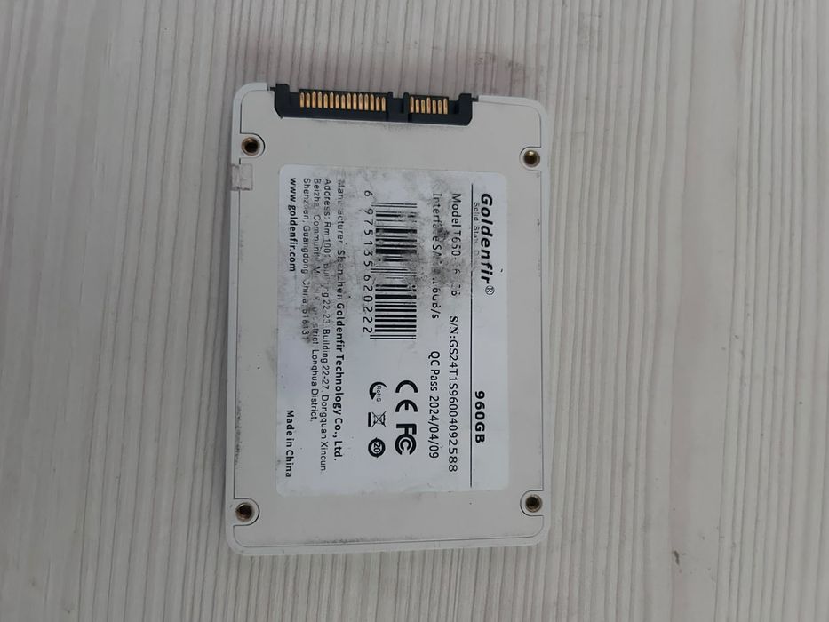 SSD Goldenfir 960gb