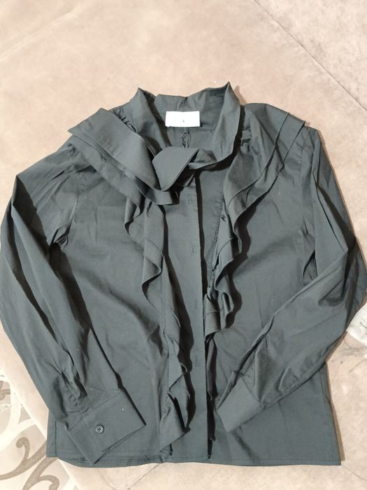 Женская рубашка чёрная