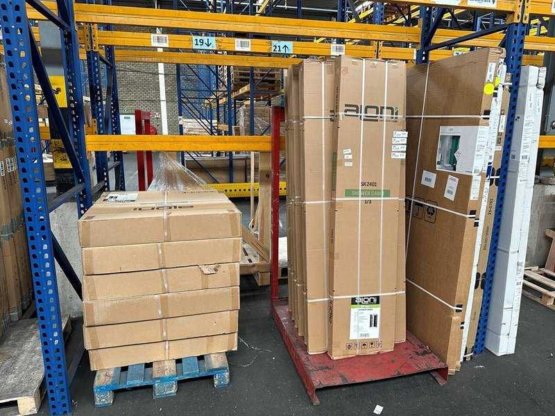 Cabina dus pe rotund Aloni cu jeturi