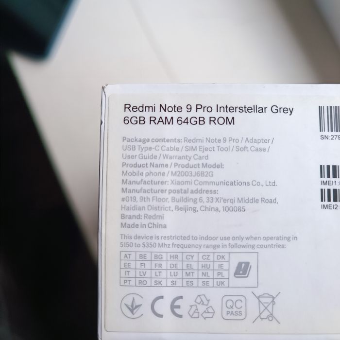 Продам Редми NOT 9 Pro