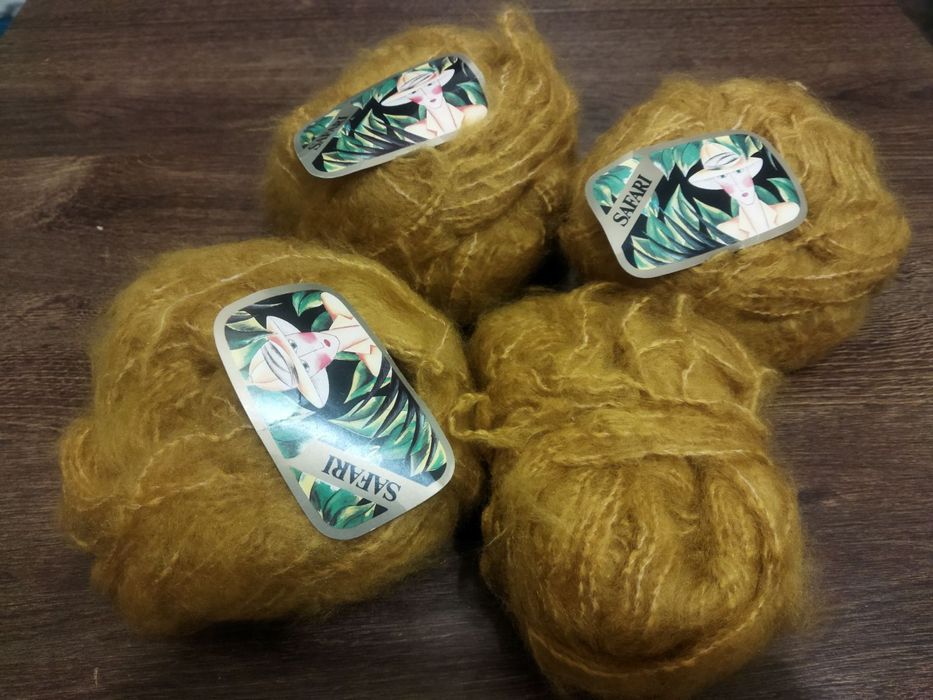 Прежда тип мохер, вълна за плетива