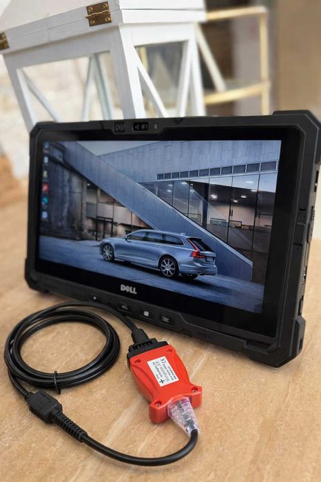 Tabletă Dell Rugged 7212 Diagnoză Volvo VIDA Dice Tester Profesional