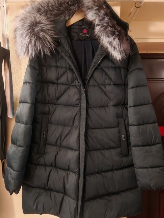 Geaca dama cu guler de blana