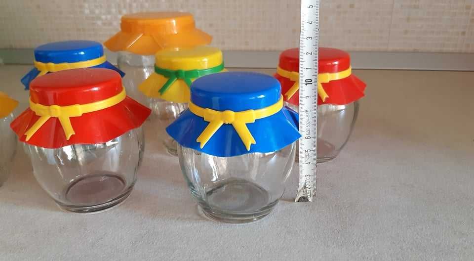 Буркани, стъклени, красиви - 320 мл. всеки