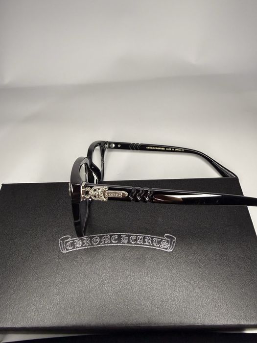 Ochelari Chrome Hearts Negru cu Argintiu ( Model nou )