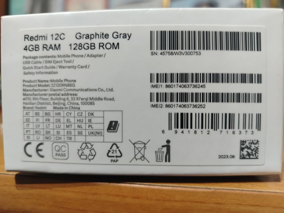 Продам смартфон Redmi 12C