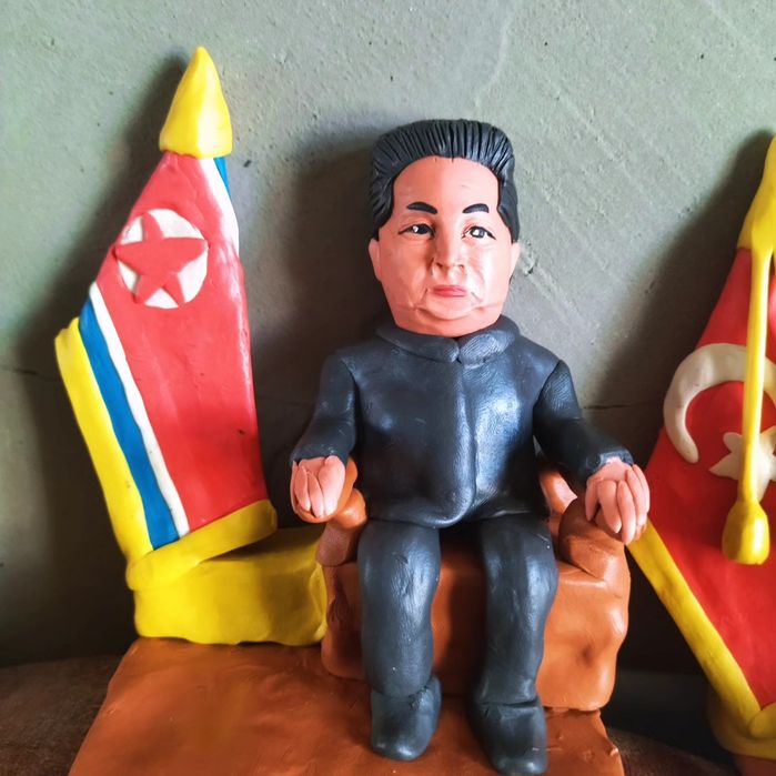 Haykallar Gamma plastillindan 60 gradusgacham erimaydi