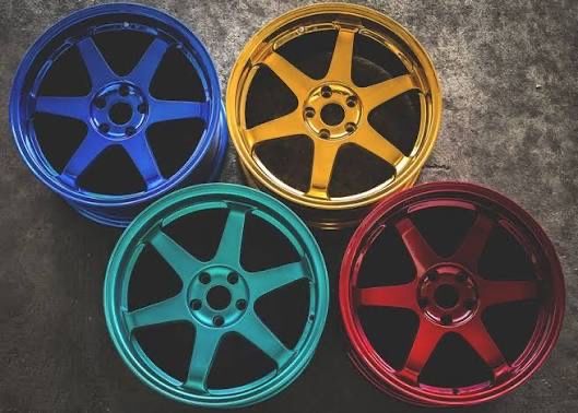 Полимерное покраска дисков