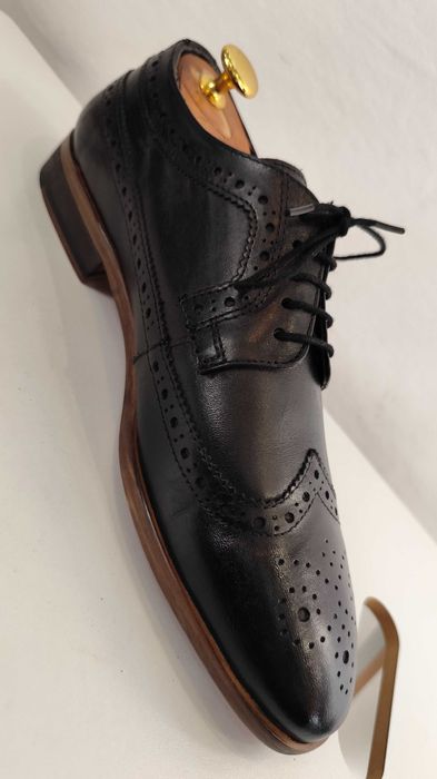 Pantofi derby brogue 41 Topman NOI piele naturala