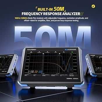 FNIRSI 350MHz 1GSPS Oсцилоскоп сигнал генератор, спектрален анализатор